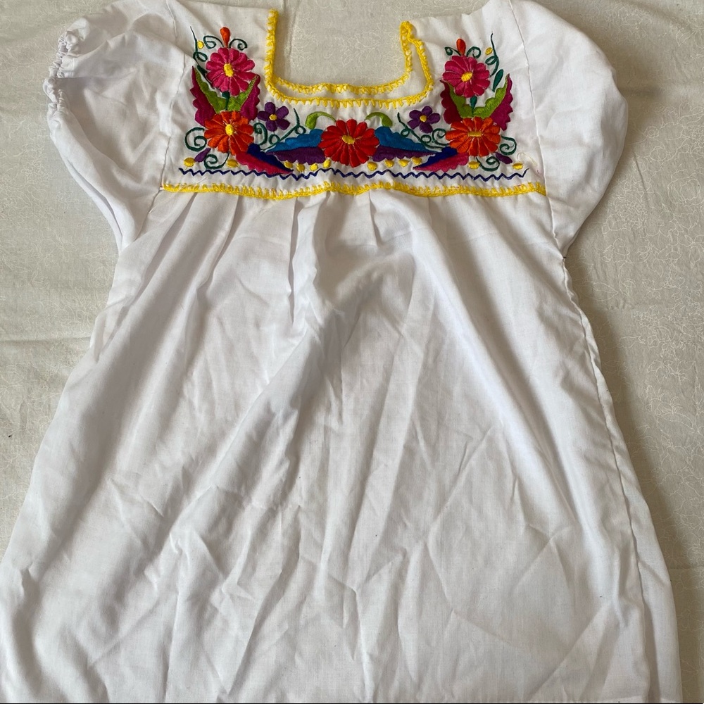 Mexican embroidered top
